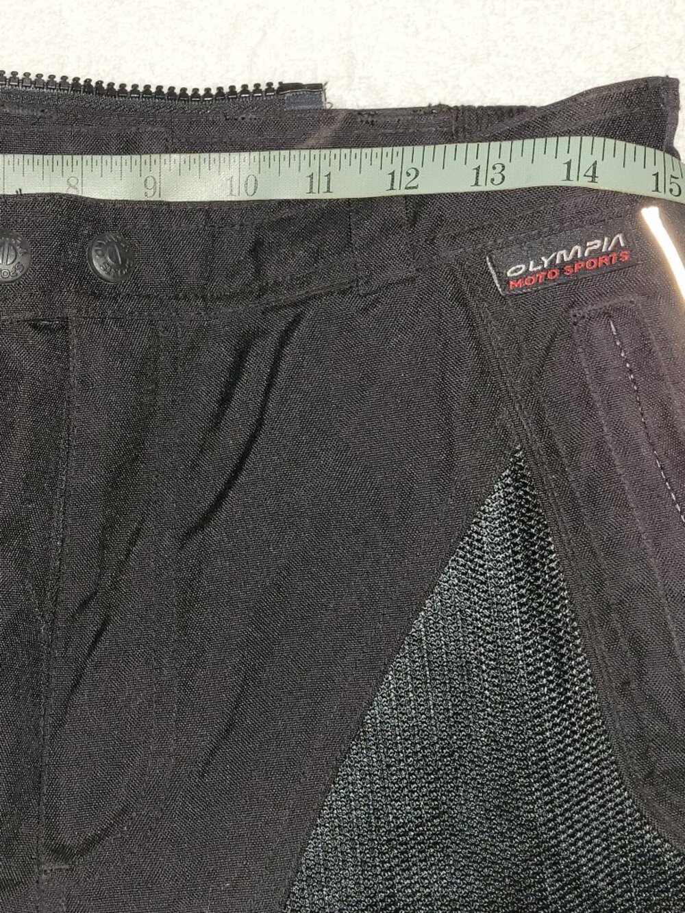 Olympia Women's Motorcycle pants with removeable liner pants. Size 8 - Picture 10 of 16